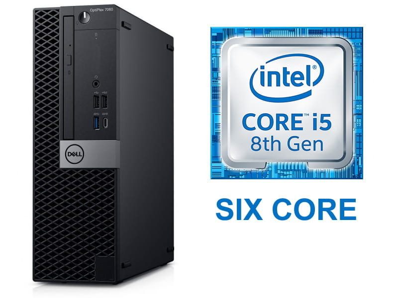 DELL Optiplex 7060 i5-8400 6-Rdzeni 16GB 512GB SSD Win 11 Pro